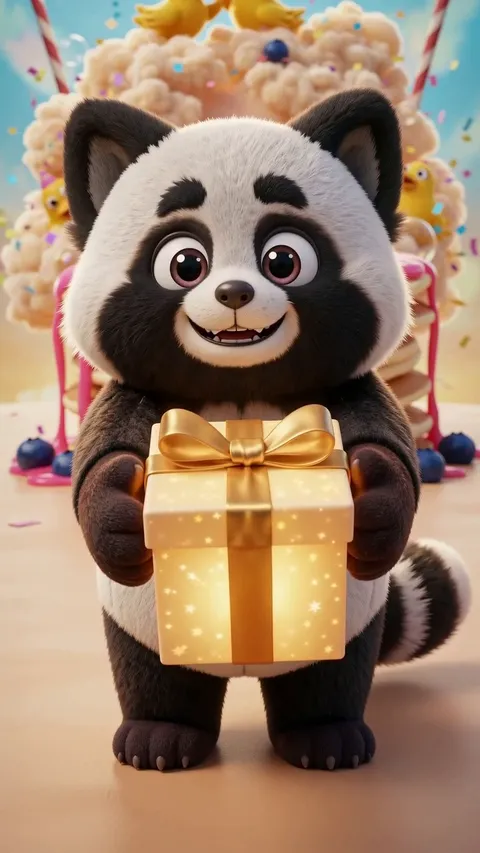 Finished PandaPal gift